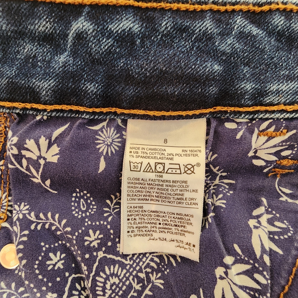 Y2K Old Navy Distressed Bermuda Shorts Jorts - Picture 7 of 8